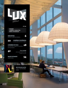 Artemise s’affiche dans la revue de l’éclairage LUX